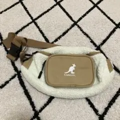 KANGOL ボア ボディバッグ ベージュ