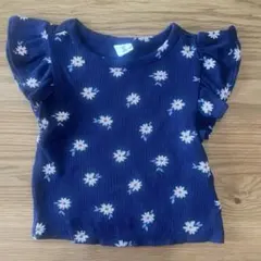【BabyGAP】フリル袖　花柄トップス　95センチ