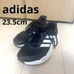 adidas ブラック ホワイト スニーカー23.5cm