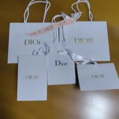 Diorディオール ショップ袋 　ショッパー リボン　5枚セットのサムネイル