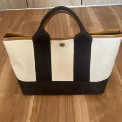 TOPKAPI トプカピ 白と黒のトートバッグ
