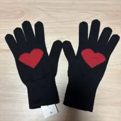 アニエスベー　ハート刺繍ウール手袋のサムネイル