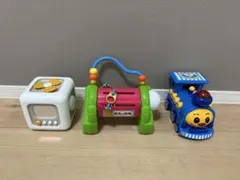 知育玩具セット 指先の知育　音のなる電車　3点