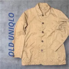 【希少】OLD UNIQLO ベージュ コットンジャケット M カバーオール