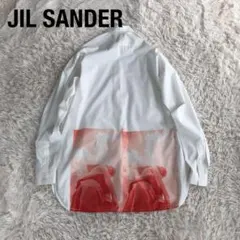 JIL SANDERジルサンダー　オーバーサイズロングシャツ　ホワイトのサムネイル