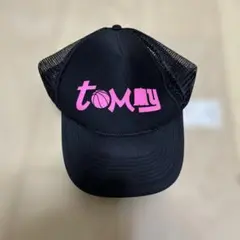 TOMMY メッシュキャップ ブラック ピンクのサムネイル