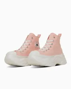 Converse ピンク 厚底ハイカットスニーカーのサムネイル