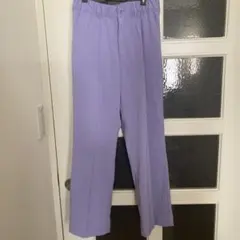 ジーナシス　ラベンダーカラー カジュアルパンツ　Mサイズ