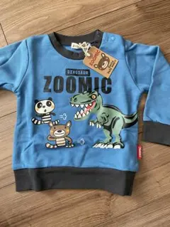 【新品】ZOOMIC 恐竜プリント トレーナー 95cmのサムネイル