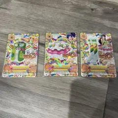 アイカツカード ピンキーファンキーコーデ 星宮いちご 霧矢あおい 紫吹蘭