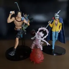 ワンピース フィギュア 3体セット エース ロー ルフィ まとめ売り