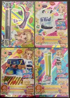 夏樹みくる カード SP ペイントデコ 4枚セット