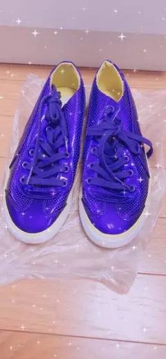 PUMA エナメルシューズ 紫