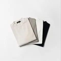 ANGLAIS アングレー ストレッチポンチ長袖クルーネックTシャツ