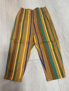 【新品】MARKEYS ストライプデザイン ロングパンツ 95cm