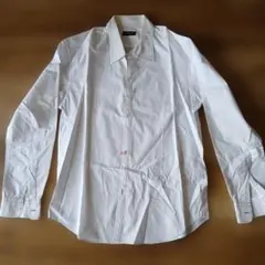COMME CA ISM ホワイト 長袖シャツ L