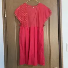 マーキーズ　ワンピース　チュール　130㎝　赤