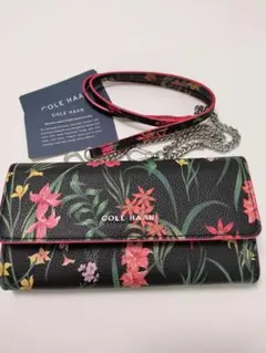COLE HAAN 花柄 長財布　チェーンウォレット 【試着のみの美品】のサムネイル