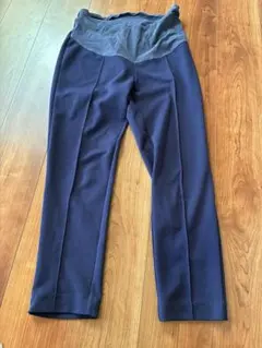 マタニティ ネイビー パンツ