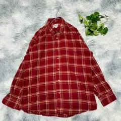 PENNY WORTH ペニーワース (L) 長袖 シャツ チェック柄 ゆったり