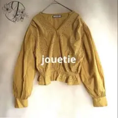 【jouetie】ジュエティ コットン刺しゅう　ブラウス M イエロー 517