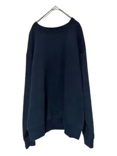championネイビー オーバーサイズ クルーネック スウェット