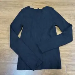 Louere リブニット　ブラック