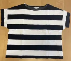 SALON 半袖ストライプTシャツ