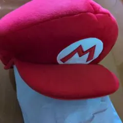 [美品] USJ スーパーマリオ フリース帽子 レッド