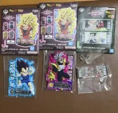 ドラゴンボール 一番くじ　アクリルスタンド セット