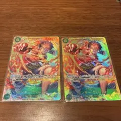 ONE PIECE モンキー・D・ルフィ SRカード 2枚セット