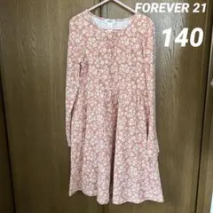 FOREVER 21 花柄長袖ワンピース 140のサムネイル