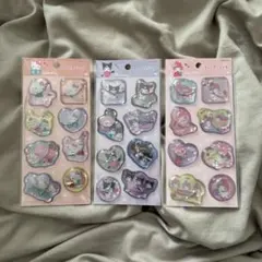 【 24時間以内発送 】 ウォーターインシール キティ クロミ マイメロ