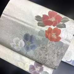 3-3 名古屋帯 九寸 美品 正絹 着物 名古屋仕立てのサムネイル