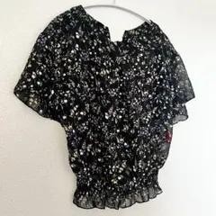repipi armario レピピアルマリオ　ブラウス　花柄　シースルー　Sのサムネイル