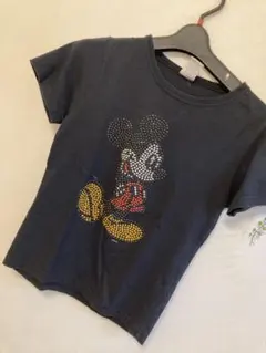 Ｔシャツディズニー　ミッキーマウス黒　S,よりのM！お子さん学生さんでも。のサムネイル