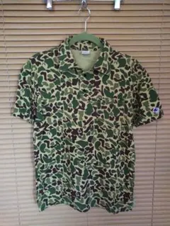 Champion チャンピオン 迷彩 ポロシャツ M