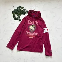 8089✾東京ディズニーリゾート✾パーカー【S】ミニー/綿100/レッド系のサムネイル