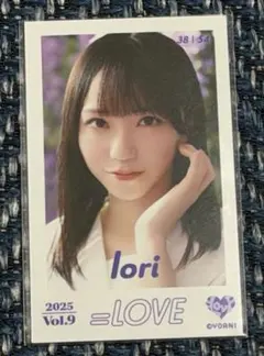 ♡= LOVE イコラブ 野口衣織 絶対アイドル辞めないで ミニフォトカード