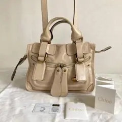 美品 クロエ ヘイリー 2way レザー ショルダー ハンドバッグ