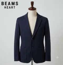 良品 ビームスハート テーラードジャケット ネイビー M ユニセックス アウターのサムネイル