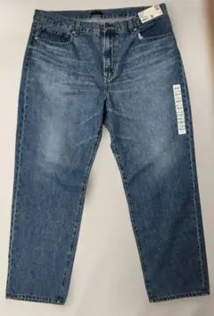 【新品タグ付き】ユニクロ ボーイフレンド テーパード ジーンズ(34)