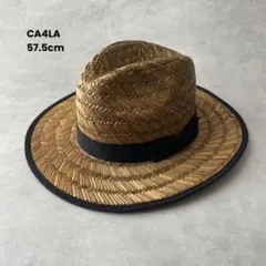 CA4LA カシラ ストローハット フェドラスタイル 麦わら帽子 57.5cm