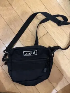 x-girl ブラック ショルダーバッグ