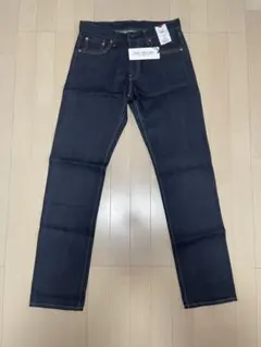 ユニクロストレートジーンズ　セルビッチデニム　30インチ 76cm 赤耳 未使用
