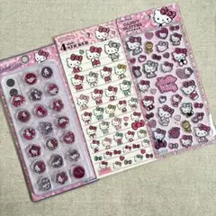 ハローキティ キャンディ グリッター ステッカー おはじき 4サイズ サンリオ