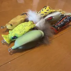 ハネダクラフトフロッグセット　まとめ売り　新品未使用　雷魚用 中古 ハネダクラフト フロッグルアー 3個セット 雷魚 - メルカリ
