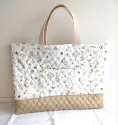 htma様専用　ミルキーラビットのレッスンバッグ　絵本袋　女の子