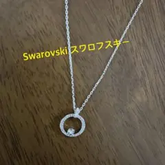 Swarovski スワロフスキー 円形ペンダント ネックレス