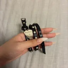 お*む様 新品未使用！ヒステリックグラマー ラインストーンロゴ